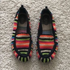 The Sak Multi-Stripe Global Flats